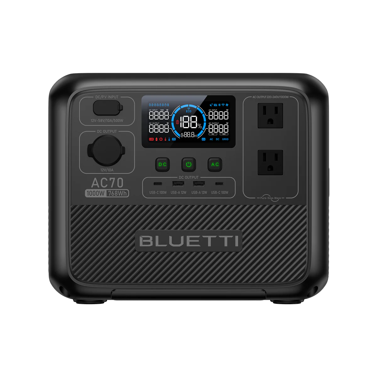 BLUETTI AC70 portable power station