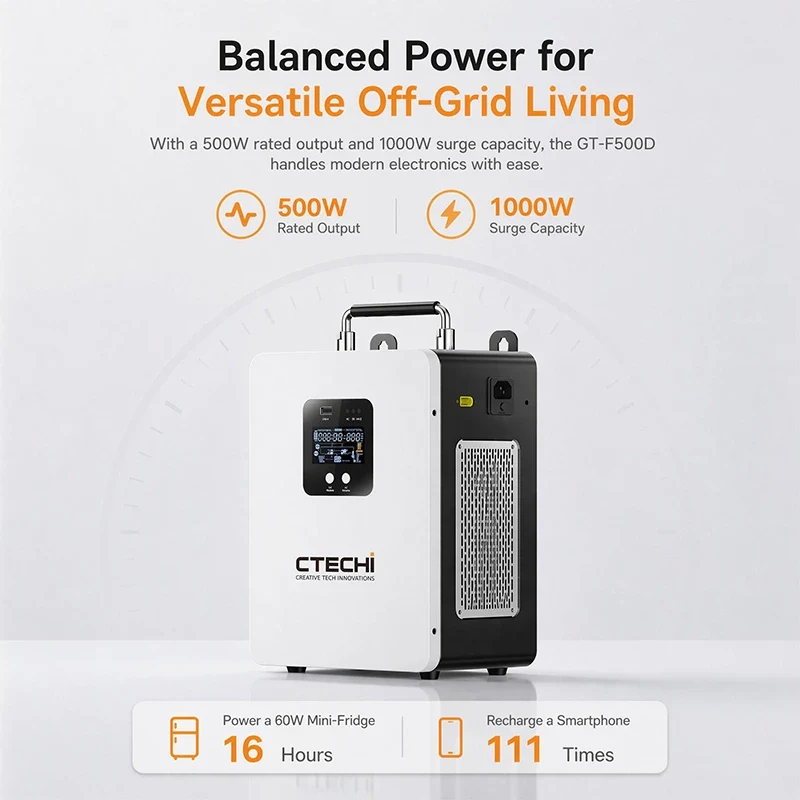 CTECHI GT-F500D portable power station