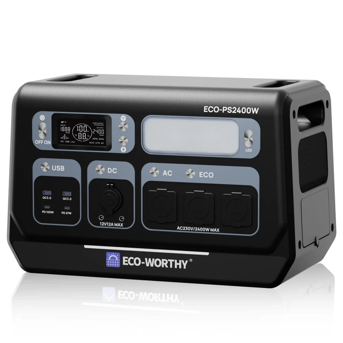 ECO-WORTHY PS2400 portable power station