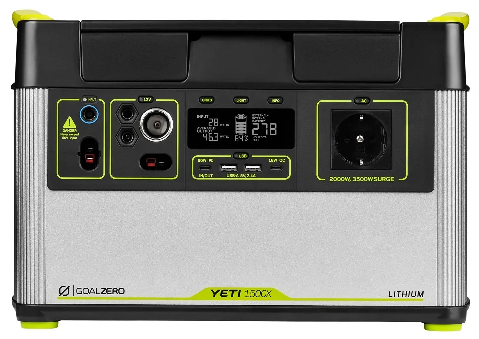Goal Zero Yeti 1500X portable power station