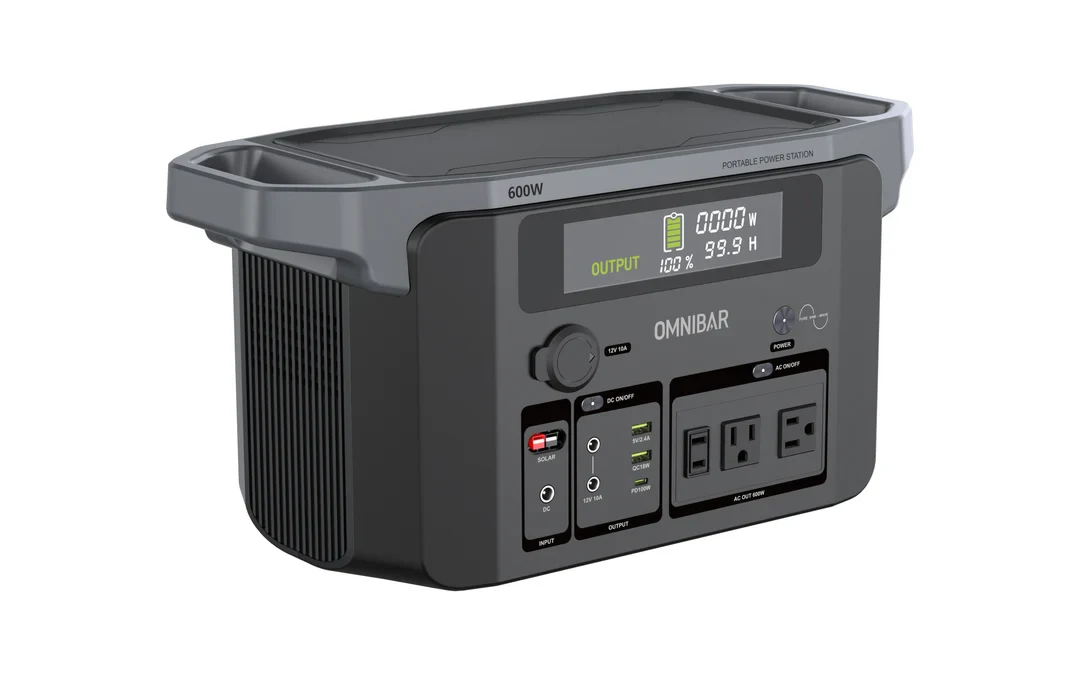 OMNIBAR Mobi 600W portable power station