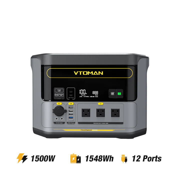 VTOMAN FlashSpeed 1500 portable power station