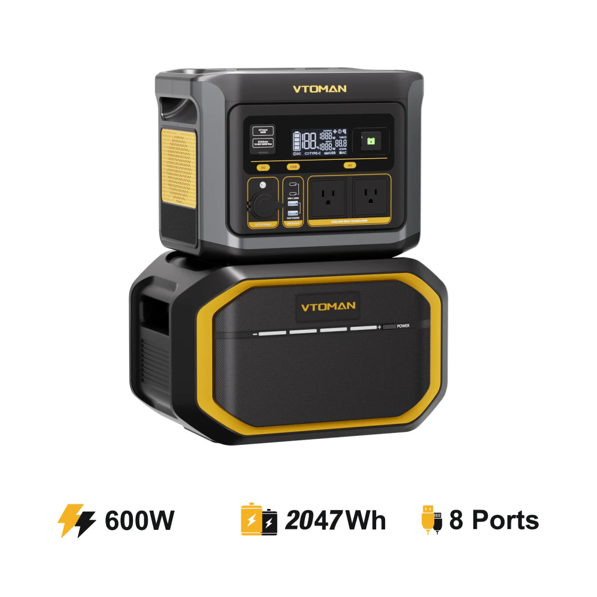 VTOMAN FlashSpeed 600 portable power station